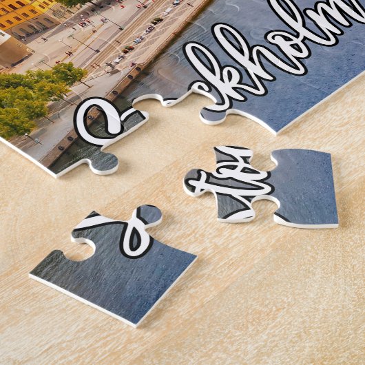 スウェーデン,ストックホルム ジグソーパズル (側面)