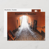 スウェーデン,ストックホルム ポストカード (正面/裏面)