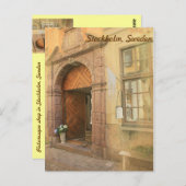 スウェーデン,ストックホルム ポストカード (正面/裏面)