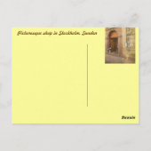 スウェーデン,ストックホルム ポストカード (裏面)