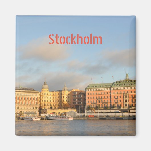 スウェーデン,ストックホルム マグネット (正面)