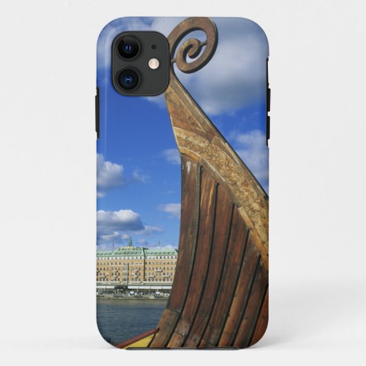 スウェーデン、ストックホルム、港、ガムラスタンから Case-Mate iPhoneケース (裏面)