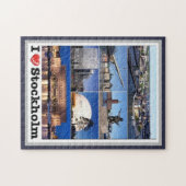 スウェーデン – ストックホルム – 私の愛 – ジグソーパズル (横)