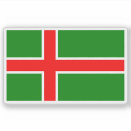 スウェーデン、スモーランド州旗 シール