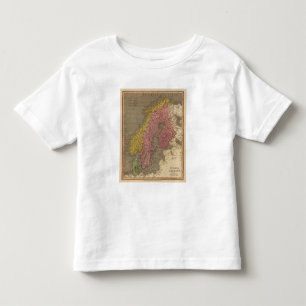 スウェーデン、デンマーク、ノルウェー トドラーTシャツ