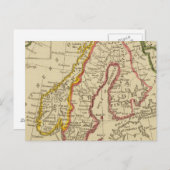 スウェーデン、デンマーク、ノルウェー、フィンランド、アイスランド ポストカード (正面/裏面)