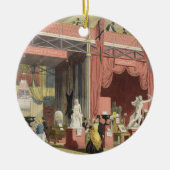 スウェーデン、ノルウェーおよびデンマークセクションの眺めの セラミックオーナメント (正面)