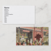 スウェーデン、ノルウェーおよびデンマークセクションの眺めの 名刺 (正面/裏面)