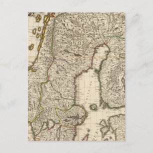 スウェーデン、ノルウェー、ヨーロッパ2 ポストカード