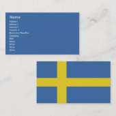 スウェーデン-ビジネス 名刺 (正面/裏面)