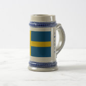 スウェーデン ビールジョッキ (正面右)