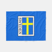 スウェーデン フリースブランケット (正面(横))