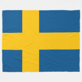 スウェーデン フリースブランケット (正面(横))