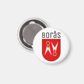 スウェーデン，ボロスの紋章 マグネット (正面/裏面)