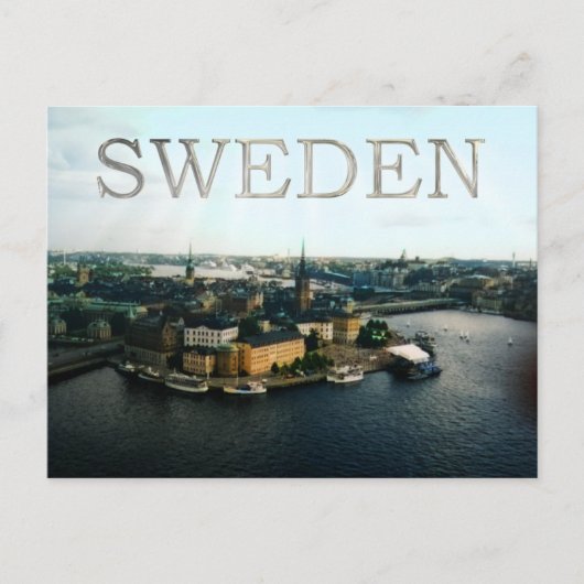スウェーデン ポストカード (正面)