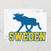 スウェーデン ポストカード (正面/裏面)