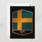 スウェーデン ポストカード (正面/裏面)