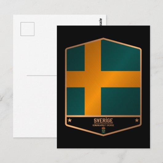 スウェーデン ポストカード (正面/裏面)
