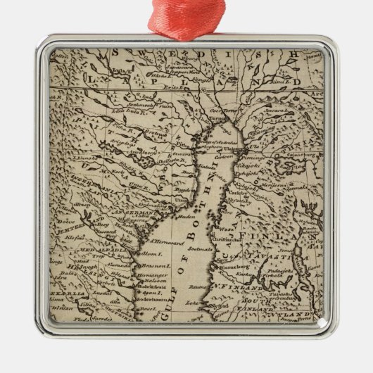 スウェーデン メタルオーナメント (正面)