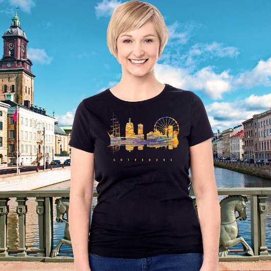 スウェーデン ヨーテボリ ハーバー観覧車 旅行 Tシャツ
