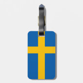 スウェーデン ラゲッジタグ (裏面縦)