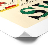 スウェーデン,楽しいコントラストの土地,ヴィンテージ ポスター (角)