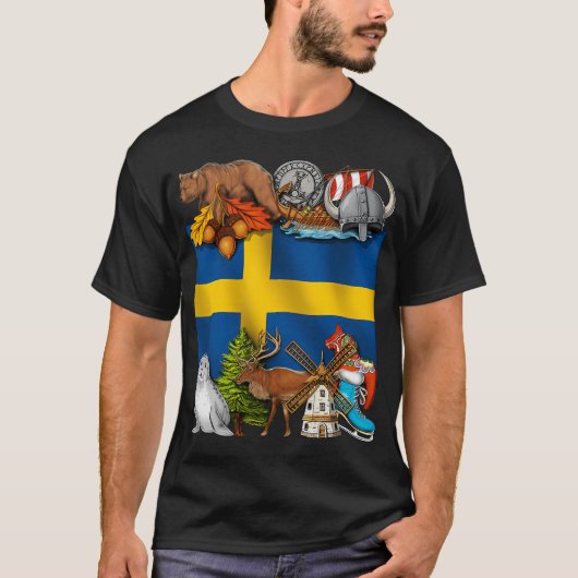 スウェーデン Tシャツ (正面)