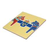 スウェーデンDalaの紋章付き外衣 タイル (側面)