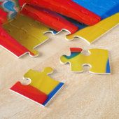 スウェーデンDalaの馬のパズル ジグソーパズル (側面)