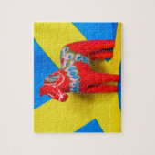 スウェーデンDalaの馬のパズル ジグソーパズル (縦)