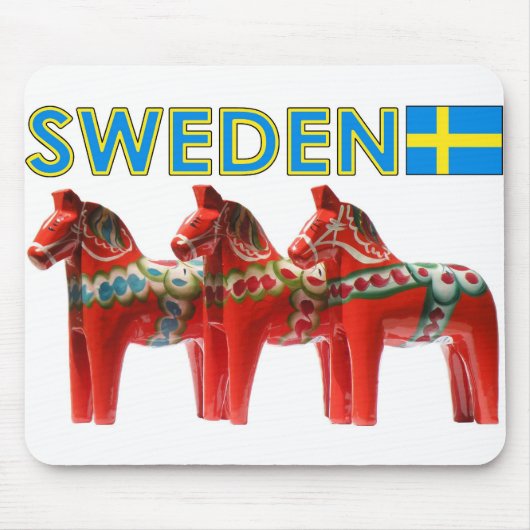 スウェーデンDalaの馬 マウスパッド (正面)