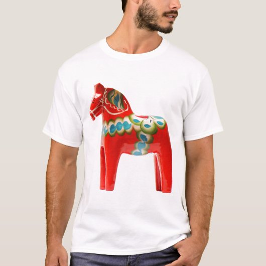 スウェーデンDalaの馬 Tシャツ (正面)