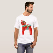 スウェーデンDalaの馬 Tシャツ (正面フル)