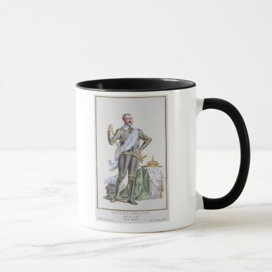 スウェーデンfrのGustavus IV Adolphusの(1778-1837年の)王 マグカップ (右)