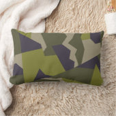 スウェーデンM90迷彩柄の枕 ランバークッション (ブランケット)