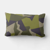 スウェーデンM90迷彩柄の枕 ランバークッション (裏面)