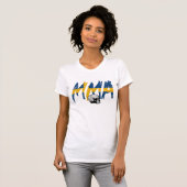 スウェーデンMMAのスカルの女性Tシャツ Tシャツ (正面フル)