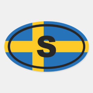スウェーデンSヨーロッパ 楕円形シール