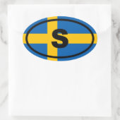 スウェーデンSヨーロッパ 楕円形シール (バッグ)