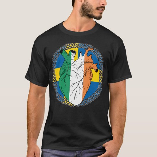 スウェーデンSaint patricks dayアイルランド Tシャツ (正面)