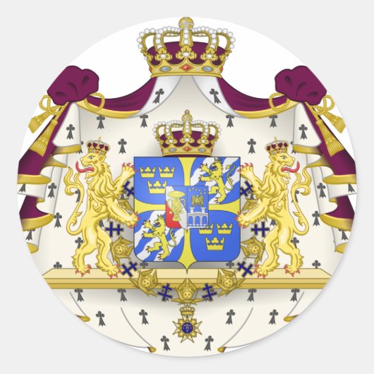 スウェーデンSE ラウンドシール (正面)