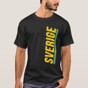 スウェーデンTシャツスウェーデン国旗Sverigeギフトラブスーフ Tシャツ