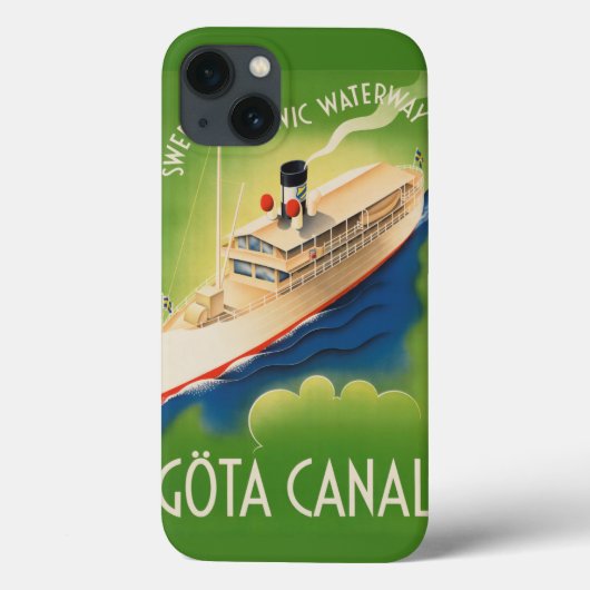 スウェーデンVintage Travel iPadケース Case-Mate iPhoneケース (裏面)