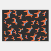 スウェーデ伝統的ンダラホース ラッピングペーパーシート (正面3)