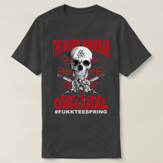 スウェードとクロスボーンオリジナル Tシャツ (デザイン正面)