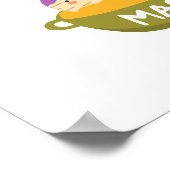 スウェードとニンジンのマッシュ ポスター (角)