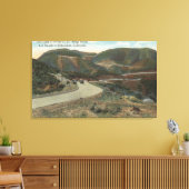 スウェードズカット&ベーカーズフィールドへのリッジルート キャンバスプリント (インサイチュ (リビング))