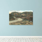 スウェードズカット&ベーカーズフィールドへのリッジルート キャンバスプリント (インサイチュ (ウッドフロア))