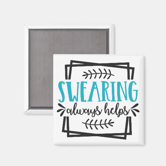 スウェー常救済にユーモア引用文トレーニングことわざ マグネット (正面/裏面)