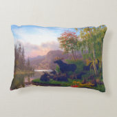 スウェ威厳のあるーデンの秋の風景を満喫 アクセントクッション (裏面)
